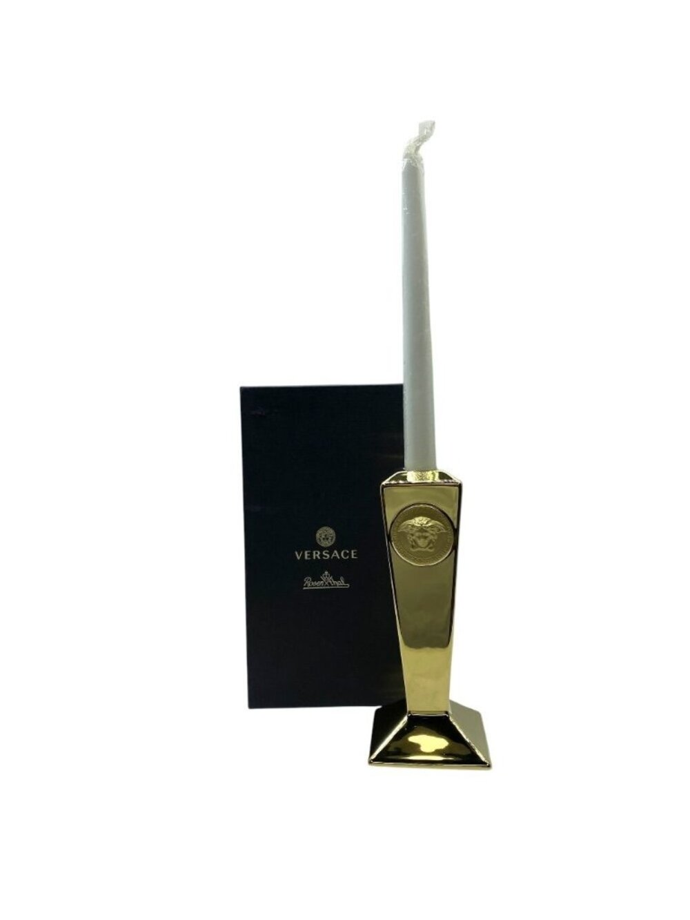 Versace Rosenthal Collaboration Medusa Candle Stand Holder Stick
